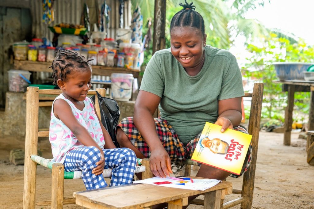 Cultural Preservation Mother and Daughter Learning